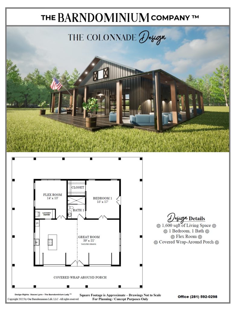 THE COLONNADE I – The Barndominium Company